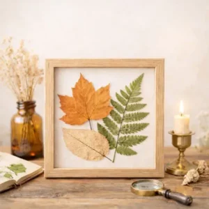 quanto custa quadro de folhas prensadas